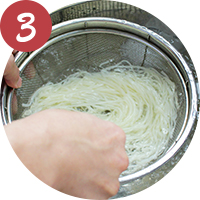 うどんのゆがき方